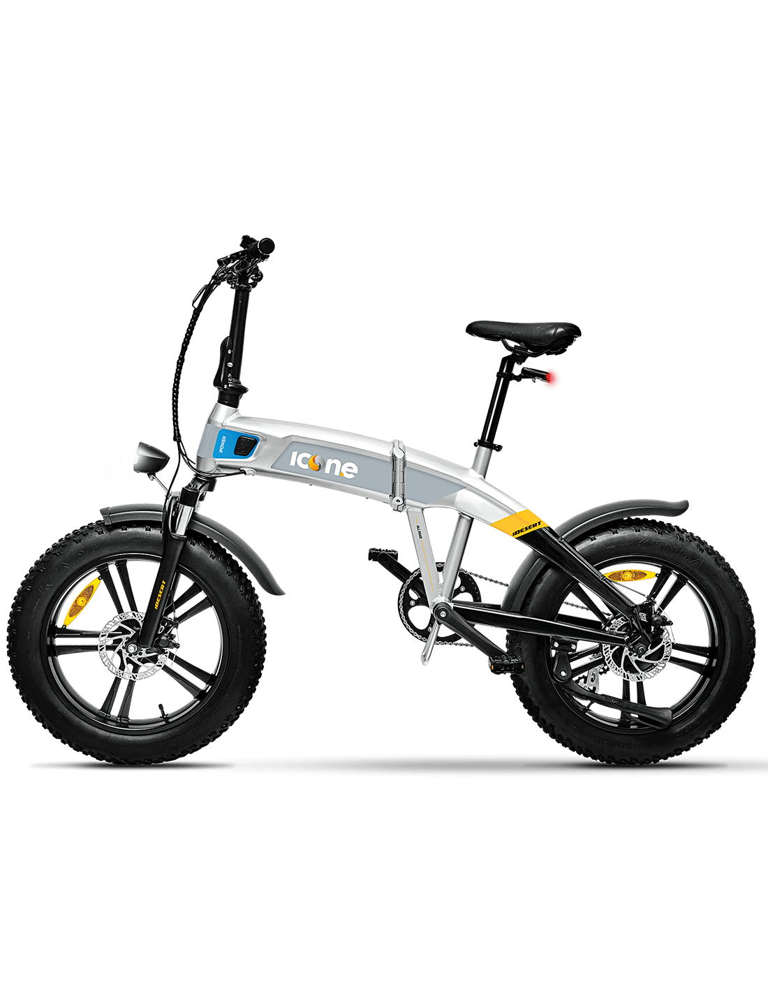 Bici Elettrica Fat Bike Pieghevole Con Pedalata Assistita W