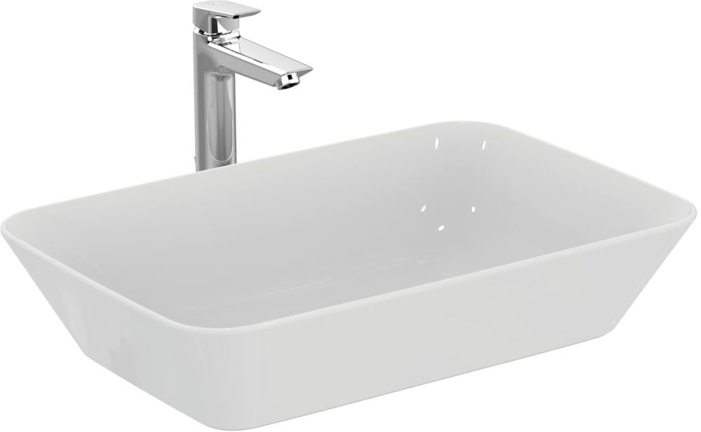 Lavandino Bagno Ideal Standard.Ideal Standard Lavabo D Appoggio Lavandino Bagno 60 Cm Colore Bianco E034801 Connect Air