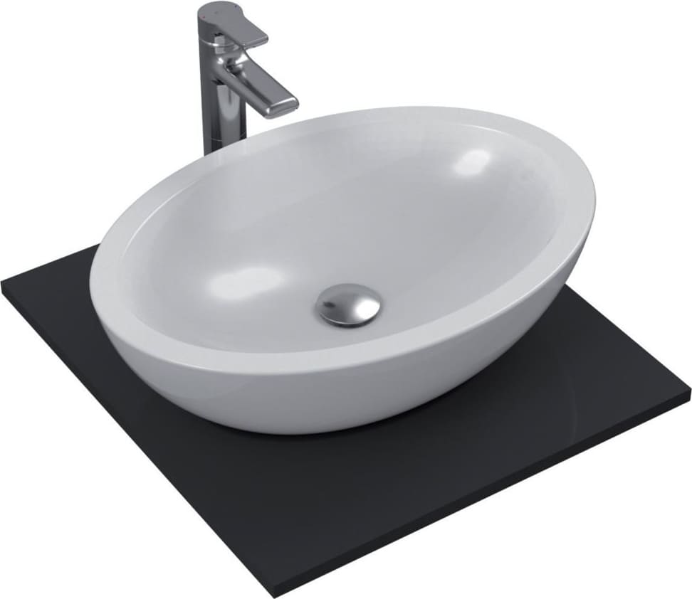 Lavandino Bagno Ideal Standard Prezzi.Ideal Standard Lavabo Bagno Da Appoggio Ovale Dimensione 60x42 Cm K078401 Serie Strada