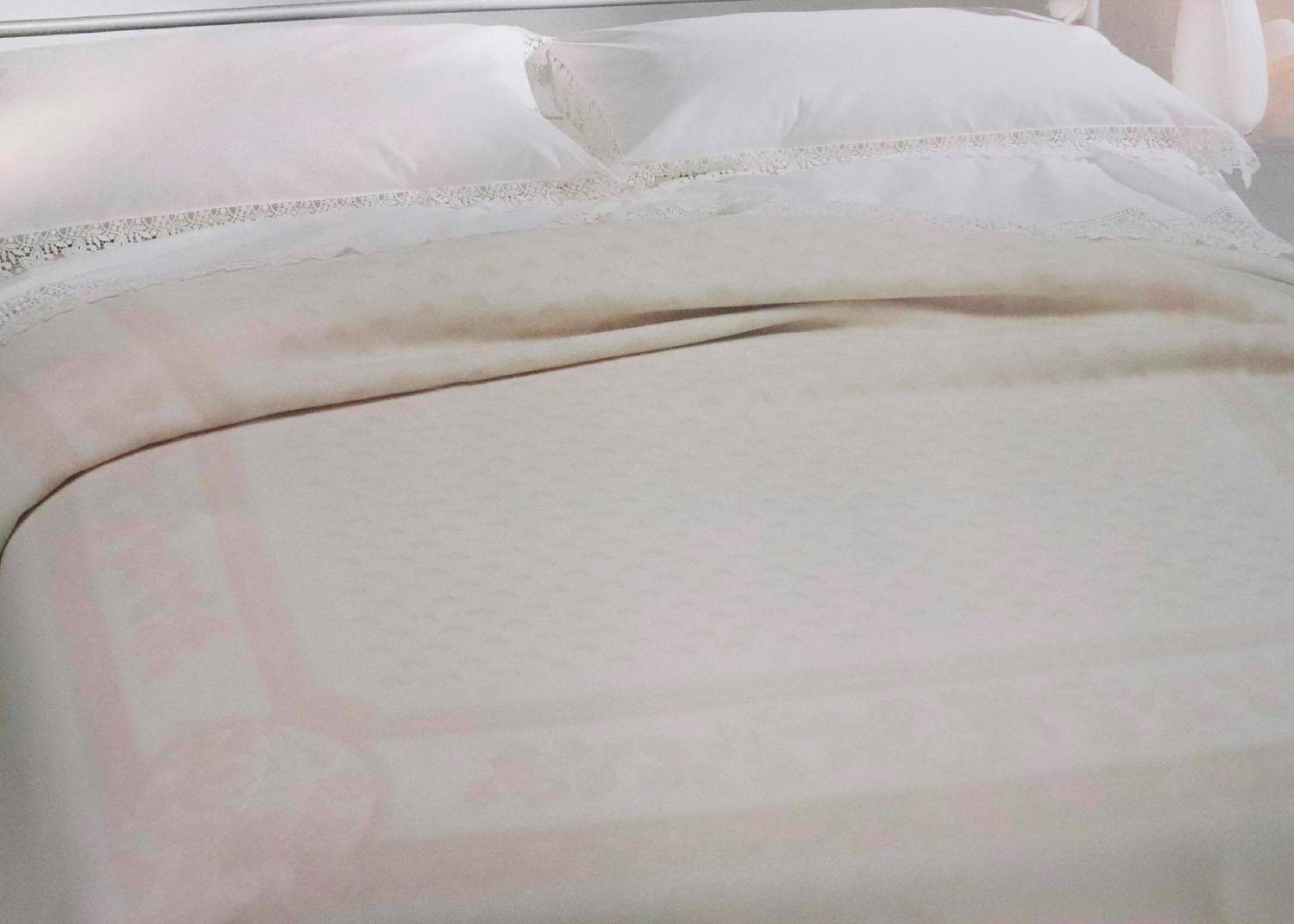 Coperte Di Lana Matrimoniali.Lane Rossi Coperta Invernale Per Letto Matrimoniale 2 Posti In Lana E Cashmere 230x270 Cm Colore Bianco Beige Serenella