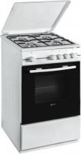 Atlantic ATMC55 Cucina a Gas 4 Fuochi Forno Elettrico 50x50 cm Bianco