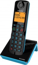 Alcatel ATL1425383 S280 SOLO BLUE Telefono DECT Nero Blu