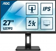 Aoc U27P2 Monitor PC 27 Pollici 4K Ultra HD 3840 x 2160 Pixel