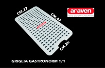 Araven 00256 Griglia Gastronomico Gastronorm 1 1 Bianca