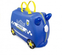 Trunki TR0323-GB Valigia Police Car Blu