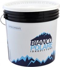 Bianco Polare FL005 Idropittura Lavabile Traspirante Lt. 14