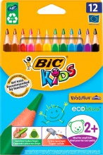 Bic 8297356 Confezione 12 Pastelli Bic Kids Evolution Tri