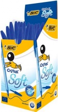 Bic 951434 Cristal Soft Blu Penna a sfera Medio 50 pezzi