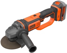 Black & Decker BCG720M Smerigliatrice Angolare 115mm a Batteria 18V 4.0Ah 8600g