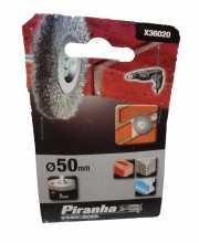 Black & Decker X36020 Spazzola circolare in Acciaio per Trapani  50 mm