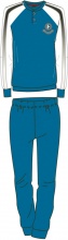 Blanco Raya S8M002 Pigiama Uomo Cotone 100% Maglietta e Pantalone Tg. L Azzurro