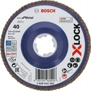 Bosch 2608619205 Bosch B Disco Lamellare x Lock gr 40 mm 115 Pezzi 10