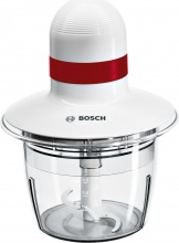 Bosch MMRP1000 Mini Tritatutto Tritaverdure 400W con Bicchiere Bianco Rosso