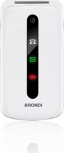 Brondi 10275071 President Telefono Cellulare DUAL SIM 3" GSM Radio FM Bianco
