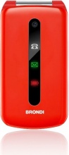 Brondi 10275072 Smartphone DUAL SIM 3" GSM Radio FM Rosso
