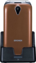 Brondi 10278031 Amico Mio 4G 7,11 cm 2.8" 106 g Bronzo Telefono per anziani