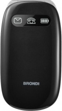 Brondi 10279030 Amico Comfort 7,11 Cm (2.8") Nero Telefono di Livello Base