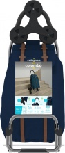 COLOMBO CRA005 Carrello Spesa con Ruote per Scale colore Blu