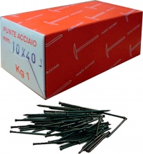 Cavatorta 10x40 Chiodini Gruppini in Acciaio Numero 10 lunghezza 40 mm confezione 1 kg