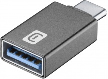 Cellularline USBA2CCARADAPTERK Adattatore per auto USB-C Adapter colore Nero