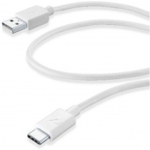 Cellularline USBDATACUSBCTABW Cavo USB-C 120 cm Bianco