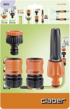 Claber 8802 Set Irrigazione Prato Giardino Piante Balcone Starter Kit 12"