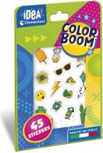 Clementoni 18698 Color Boom Stickers Colorati Decorazioni adesive Gioco Creativo 6+