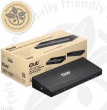 Club3D CSV-1562 Replicatore di Porte per Notebook USB Type-C Nero