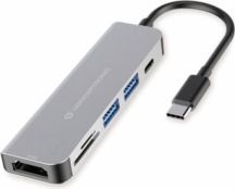 Conceptronic DONN02G Hub di interfaccia USB 3.2 Gen 1 1 Type-C 5000 Mbits