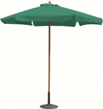 VivaGarden OM807013-VRDS Ombrellone da Giardino Guinea PC 3 in Poliestere e Legno m  3 Verde