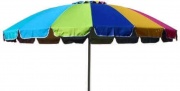 VivaGarden OM807233 Ombrellone da Spiaggia Arcobaleno 24032 Poliestere Alluminio Multi