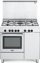 De Longhi DEMW 96B5 ED Cucina a Gas con Forno elettrico Multifunzione 90x60 Bianco