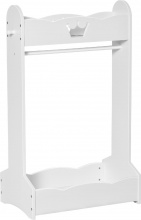 DecHome 30ek311 Appendiabiti in legno per Bambini 63x37x103cm Bianco