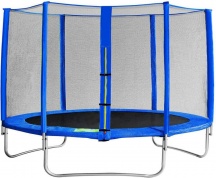 DecHome AL806773 Trampolino Elastico Con Rete in Acciaio e Plastica  cm 366x89269 h Blu