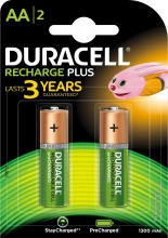 Duracell 81390941 Batteria Ricaricabile AA confezione da 2