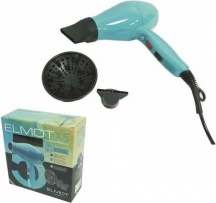 ELMOT X5 Asciugacapelli Potenza 2100 Watt con diffusore colore Verde Caraibi