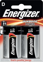 Energizer E300152200 Batteria Torcia D Alkaline Power