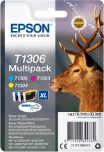 Epson C13T13064022 Cartuccia Originale Inkjet colore Ciano, Magenta, Giallo