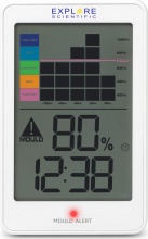 Explore Scientific WSH1008 Termometro Digitale con Igrometro Interno Bianco