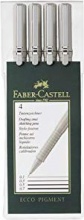 Faber Castell 167004 Penna tecnica Nero 4 pezzi