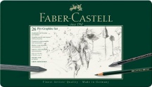 Faber Castell 112974 Set Metallo Pittura Monocromo 26 Pz