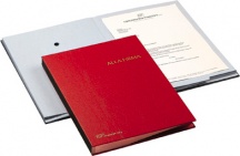 Fraschini 618-AR Libro Firma 18 Intercalari Rosso
