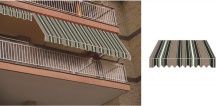 Giardini del Re P6002 Tenda da sole a caduta avvolgibile per balcone H 300x250 TESS.