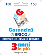 Garanzia 3 EXTGARBRICO150 Brico - Estensione del Servizio Tecnico Fino a 150,00 Euro