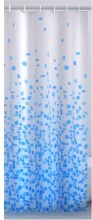 GEDY TTE 1315 1230 Tenda per doccia in plastica 120 x 200 cm "Frammenti" Azzurro