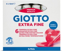 Giotto 352001 Colore a Tempera 12 ml Tubo Bianco