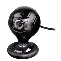 Hama 00053950 Webcam per PC Risoluzione HD 720p Microfono Integrato Nero