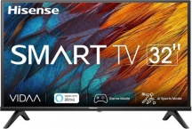 Hisense 32A49K Smart TV 32 Pollici HD Ready LED HDR10 VidaaOS Nero
