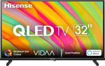 Hisense 32A5KQ Smart TV 32" FHD QLED con Wi-Fi VIDAA Nero
