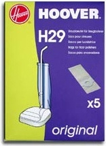 Hoover H29 Confezioni Sacchi per Lucidatrice F27XX-F38XX Conf. 5 sacchi